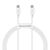 KABELIS BASEUS SUPERIOR Iš TYPE-C į TYPE-C 100W 1.0M BALTAS CATYS-B02, 6953156208452