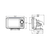 LOWRANCE EAGLE 5 ECHOLOTAS SU SPLITSHOT SONARU, 000-16112-001