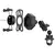 UNPKD RAM X-GRIP WITH MALE PIN LOCK AND ANTI-VIBRATION WITH STANDARD ARM AND U BOLT, RAM-B-149Z-UN7-462