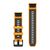 GARMIN QUICKFIT 22MM ORANžINė/GRAFITO SILIKONINė APYRANKė, 010-13392-01