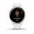 GARMIN VENU 2S RAUSVOJO AUKSO SPALVOS NERūDIJANčIOJO PLIENO APVADAS, SU BALTU KORPUSU IR SILIKONINIU DIRžELIU, 010-02429-13