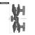 PROMARINE JUNGTIS DVIGUBA SU POSūKIU DOUBLE SOCKET ARM, C DYDIS, 24CM, PM-CDLG3A