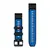 GARMIN QUICKFIT 22MM JUODA/PILOTų MėLYNOS SPALVOS SILIKONINė APYRANKė, 010-13392-09