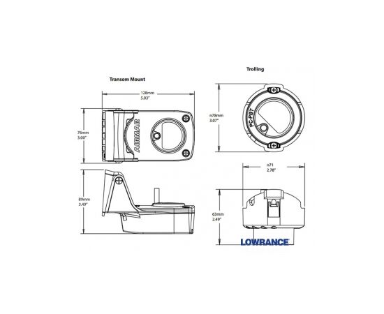 ECHOLOTO LOWRANCE SONARAS TM150 9PIN, 000-13944-001
