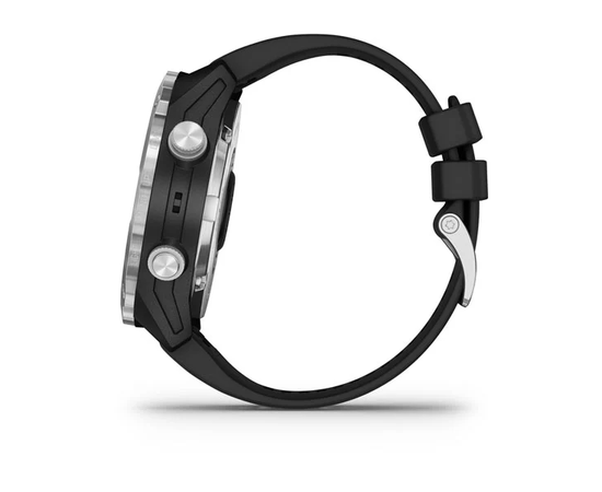 GARMIN DESCENT MK2 NERūDIJANčIOJO PLIENO SU JUODU DIRžELIU, 010-02132-10