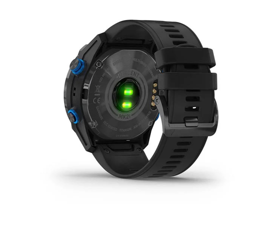GARMIN DESCENT MK2I TITANO ANGLIES PILKUMO DLC SU JUODU DIRžELIU, 010-02132-11