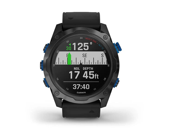 GARMIN DESCENT MK2I TITANO ANGLIES PILKUMO DLC SU JUODU DIRžELIU, 010-02132-11