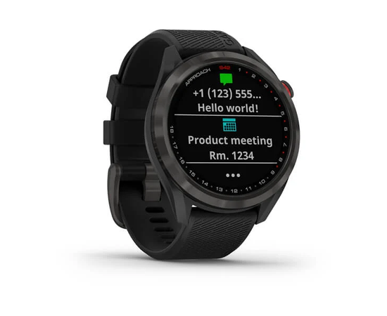 GARMIN APPROACH S42 PILKšVAS SU JUODU DIRžELIU, 010-02572-00