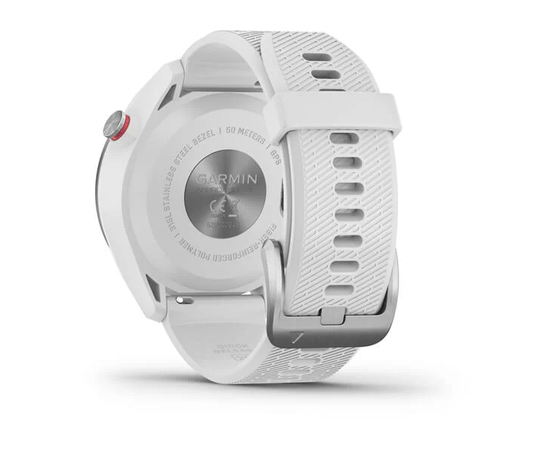 GARMIN APPROACH S42 POLIRUOTO SIDABRO SPALVOS SU BALTU DIRžELIU, 010-02572-01