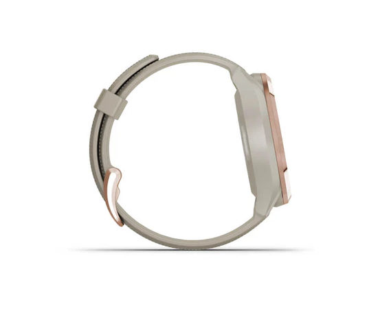 GARMIN APPROACH S42 RAUSVOJO AUKSO SPALVOS SU šVIESIAI SMėLINIU DIRžELIU, 010-02572-02