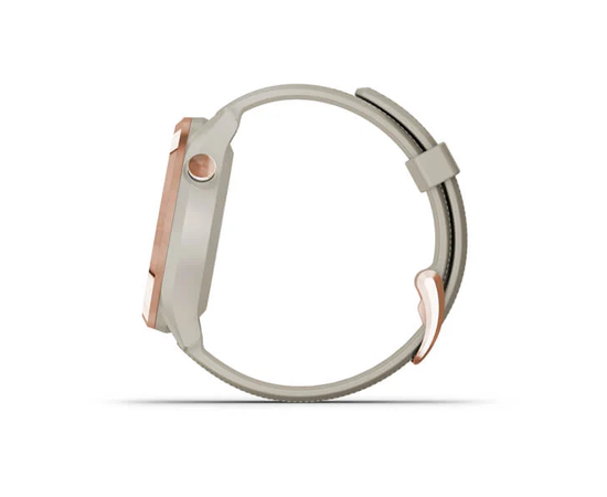 GARMIN APPROACH S42 RAUSVOJO AUKSO SPALVOS SU šVIESIAI SMėLINIU DIRžELIU, 010-02572-02