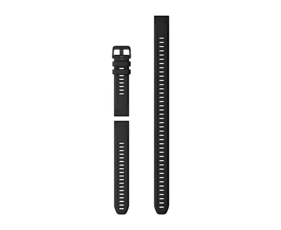 Garmin Descent Mk2s, 20mm QuickFit Black Silicone Band, Dirželio medžiaga: SILIKONAS, Dirželio modelis/spalva: Black (3-piece Set), Dirželio dydis: 20mm