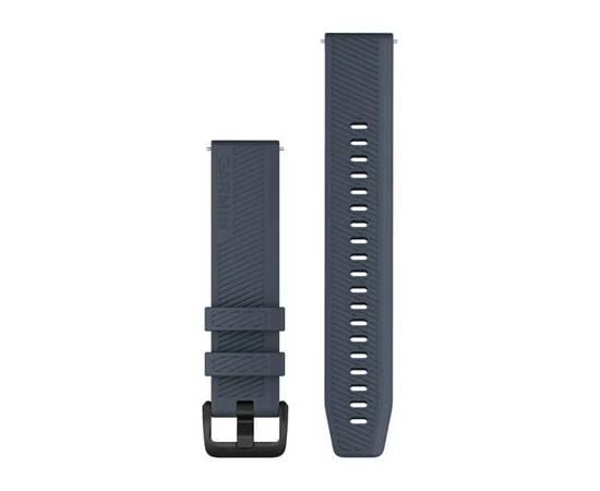 GARMIN GREITAI ATSEGAMA 20 MM RAIžYTA GRANITO MėLYNA SILIKONINė APYRANKė, 010-13076-01