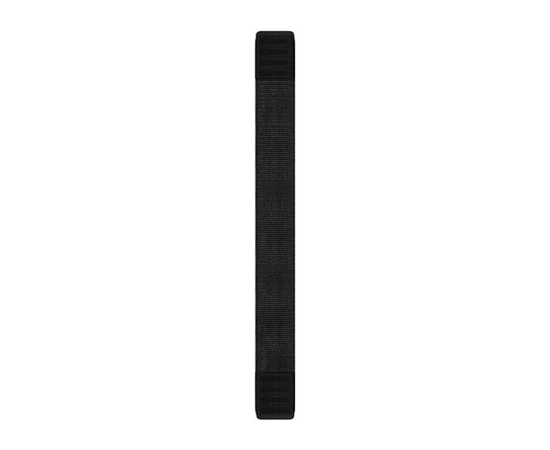 GARMIN ULTRAFIT 26 MM PLATI JUODA NAILONINė APYRANKė, 010-13075-01