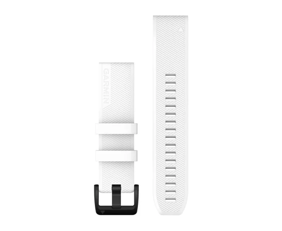 GARMIN APPROACH S62 REPLACEMENT BAND,WHITE W/BLACK SS, 010-12901-01