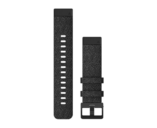 GARMIN QUICKFIT 20 MM JUODA NAILONINė APYRANKė SU JUODA SAGTIMI, 010-12875-00