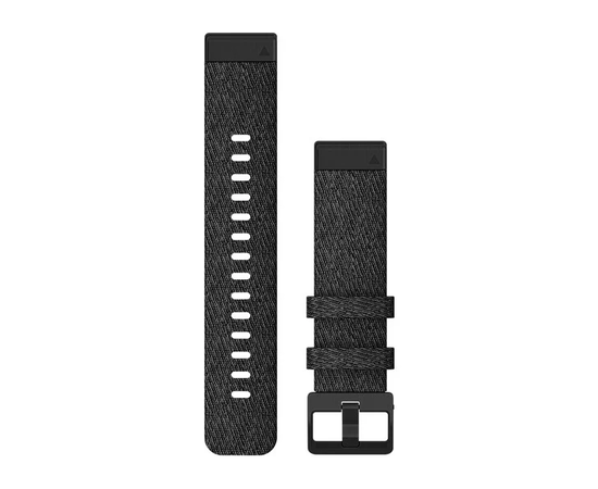 GARMIN QUICKFIT 20MM JUODA NAILONINė APYRANKė SU JUODA SAGTIMI, 010-12875-00