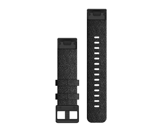 GARMIN QUICKFIT 20 MM JUODA NAILONINė APYRANKė SU JUODA SAGTIMI, 010-12875-00