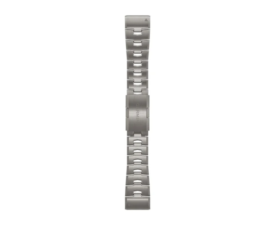 Garmin 26mm QuickFit Titanium Band, Dirželio medžiaga: TITANAS, Dirželio modelis/spalva: Vented Titanium Bracelet, Dirželio dydis: 26mm