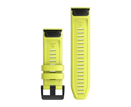 GARMIN QUICKFIT 26MM GELTONA SILIKONINė APYRANKė, 010-12864-04