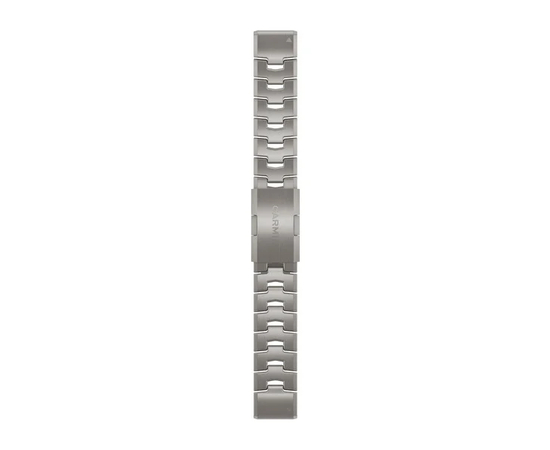 Garmin 22mm QuickFit Titanium Band, Dirželio medžiaga: TITANAS, Dirželio modelis/spalva: Vented Titanium Bracelet, Dirželio dydis: 22mm