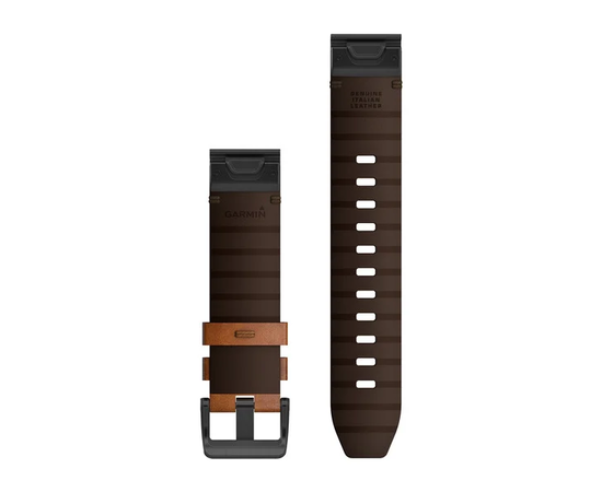GARMIN QUICKFIT 22MM KAšTONINė ODINė APYRANKė, 010-12863-05