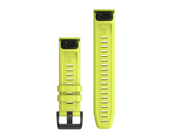 GARMIN QUICKFIT 22MM GELTONA SILIKONINė APYRANKė, 010-12863-04