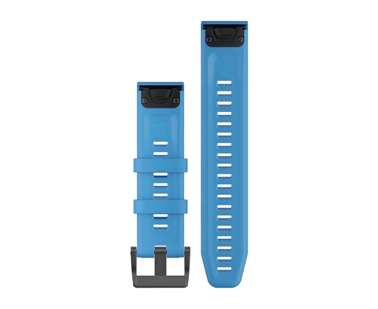 GARMIN QUICKFIT 22MM šVIESIAI MėLYNA SILIKONINė APYRANKė, 010-12740-03