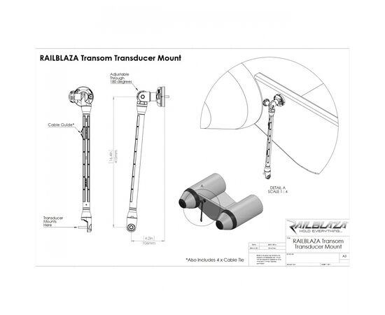 LAIKIKLIS SONARUI RAILBLAZA XL, RL02-4086-11
