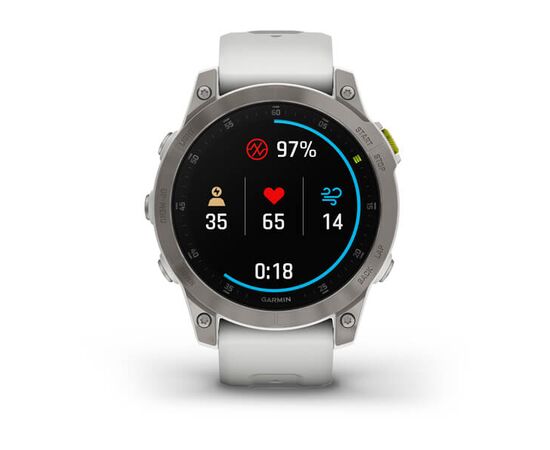 GARMIN EPIX 2 SAPPHIRE – BALTAS TITANAS, 010-02582-21
