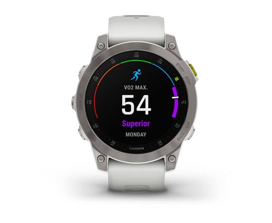 GARMIN EPIX 2 SAPPHIRE – BALTAS TITANAS, 010-02582-21