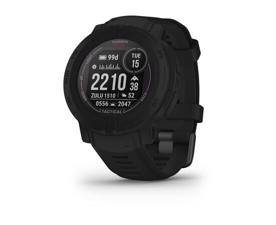 GARMIN INSTINCT 2 SOLAR - TACTICAL EDITION JUODOS SPALVOS, 010-02627-03