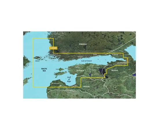 GARMIN VEU050R-G3 GULFS OF FINLAND & RIGA BLUECHART G3 JūRLAPIAI, 010-C0786-00