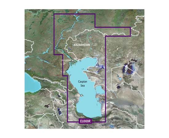 GARMIN HXEU069R-G3 CASPIAN-ULYANOVSK-ORSK BLUECHART G3 JūRLAPIAI, 010-C1211-20