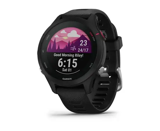 GARMIN FORERUNNER 255S MUSIC, 010-02641-32, JUODOS SPALVOS, 010-02641-32