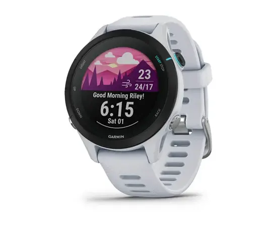 GARMIN FORERUNNER 255S MUSIC BALTOJO AKMENS SPALVOS, 010-02641-33