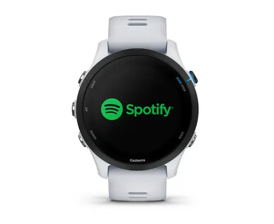 GARMIN FORERUNNER 255 MUSIC BALTOJO AKMENS SPALVOS, 010-02641-31
