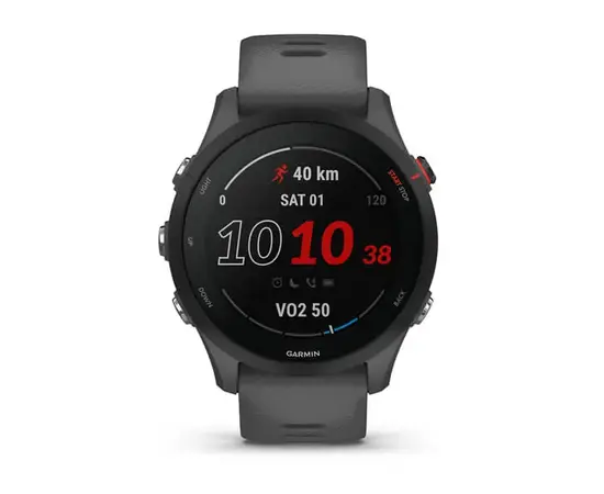 GARMIN FORERUNNER 255 SKALūNO PILKOS SPALVOS, 010-02641-10
