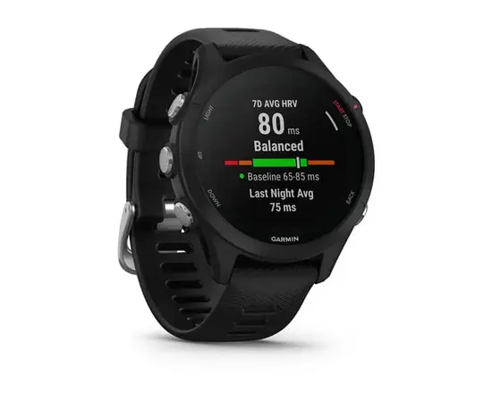 GARMIN FORERUNNER 255S MUSIC, 010-02641-32, JUODOS SPALVOS, 010-02641-32