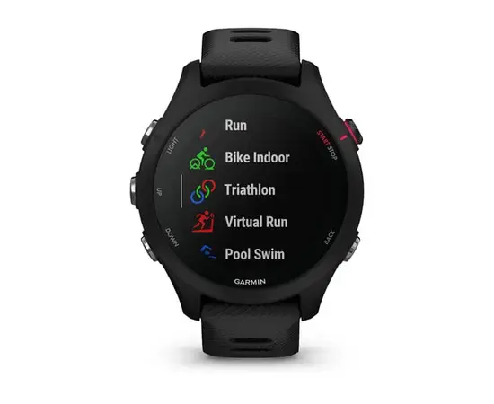 GARMIN FORERUNNER 255S MUSIC, 010-02641-32, JUODOS SPALVOS, 010-02641-32