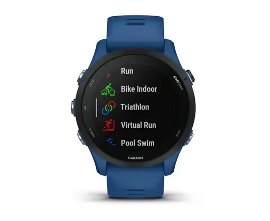 GARMIN FORERUNNER 255 POTVYNIO MėLYNOS SPALVOS, 010-02641-11