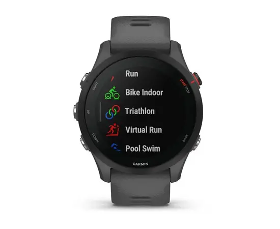 GARMIN FORERUNNER 255 SKALūNO PILKOS SPALVOS, 010-02641-10