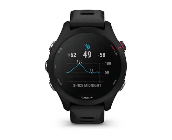 GARMIN FORERUNNER 255S MUSIC, 010-02641-32, JUODOS SPALVOS, 010-02641-32