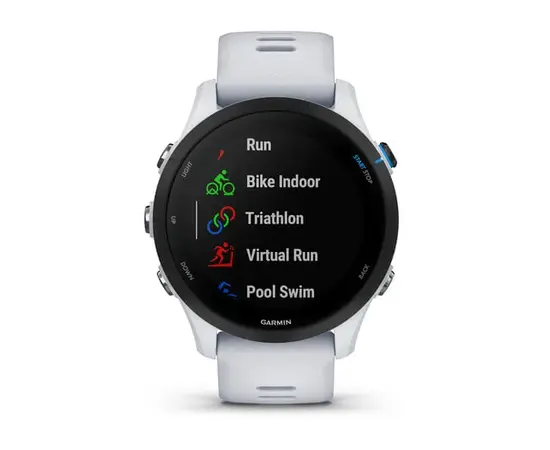 GARMIN FORERUNNER 255 MUSIC BALTOJO AKMENS SPALVOS, 010-02641-31