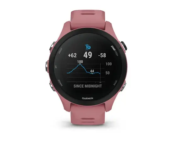 GARMIN FORERUNNER 255S šVIESIAI RAUSVOS SPALVOS, 010-02641-13