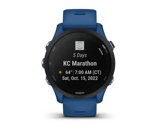 GARMIN FORERUNNER 255 POTVYNIO MėLYNOS SPALVOS, 010-02641-11
