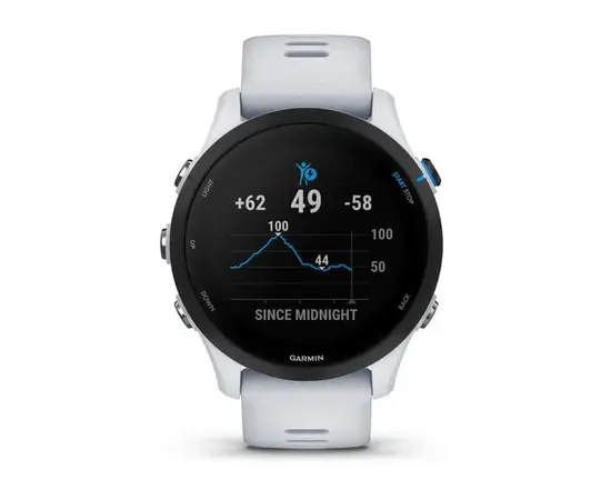 GARMIN FORERUNNER 255 MUSIC BALTOJO AKMENS SPALVOS, 010-02641-31