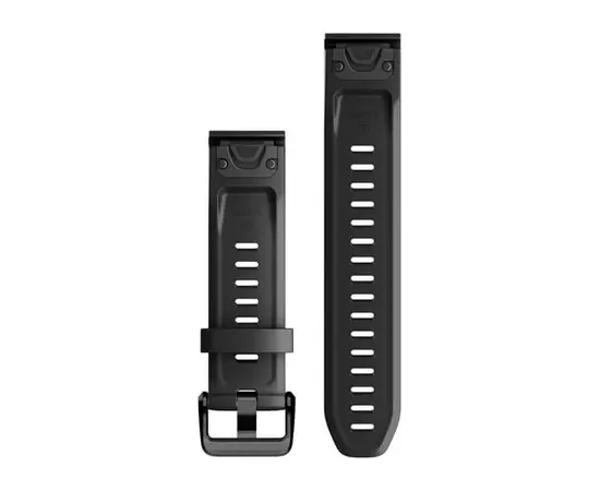 GARMIN QUICKFIT 20 MM JUODA SILIKONINė APYRANKė, 010-13102-00