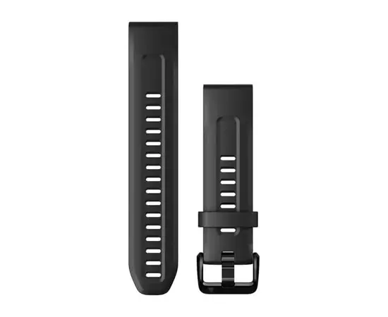 GARMIN QUICKFIT 20 MM JUODA SILIKONINė APYRANKė, 010-13102-00