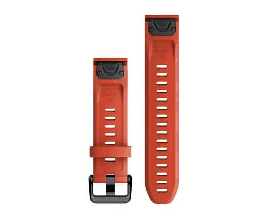 GARMIN QUICKFIT 20 MM RAUDONA SILIKONINė APYRANKė, 010-13102-02